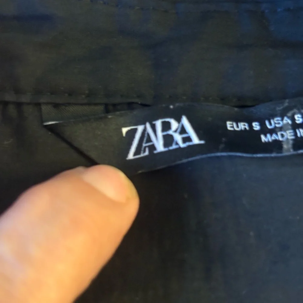 Black Shirt Dress Button Front Cinched Waist Mini Dress Flattering Casual Small - Picture 7 of 7